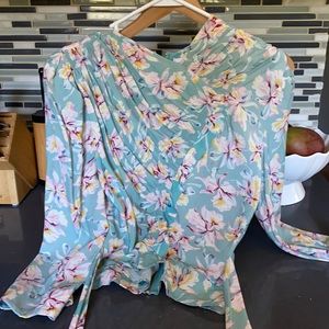 Selkie Tropical Iris ‘30s blouse